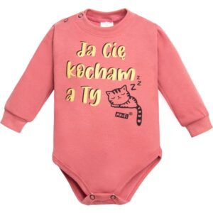 BODY długi rękaw JA CIĘ KOCHAM A TY ŚPISZ